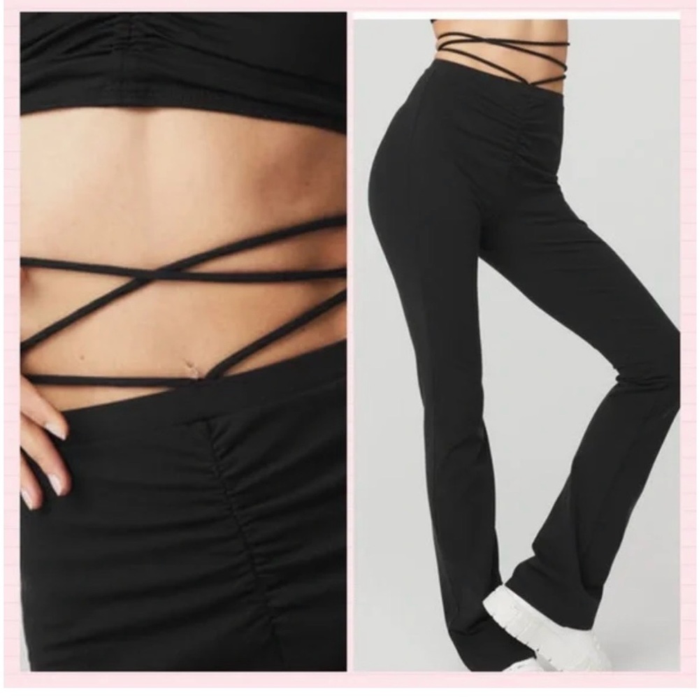 NWT Alo Airbrush High Waist Kick Back Leggings Size XS Black